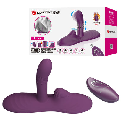 Pretty Love Luka Heating & Vibrator Pad with Remote Control