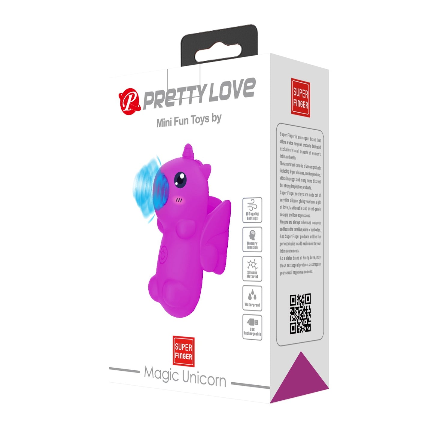 Pretty Love Magic Unicorn Finger Vibe