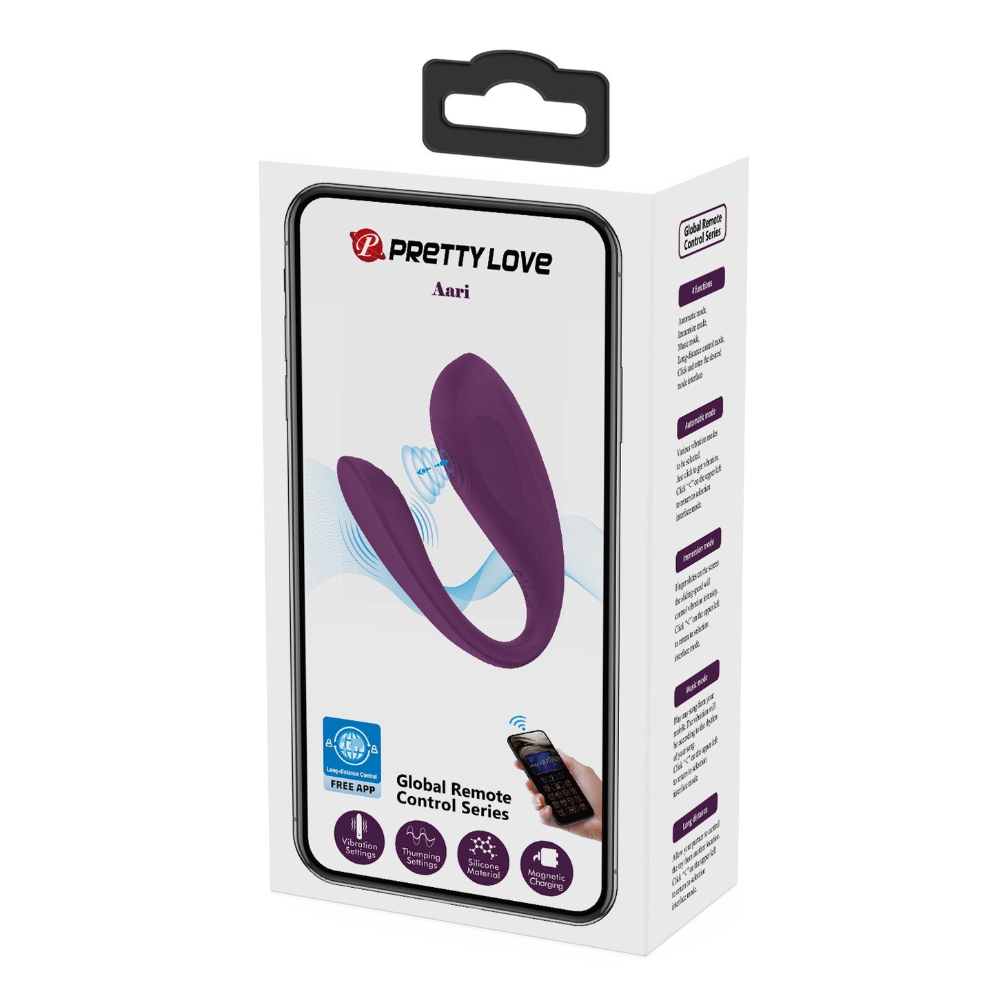 Pretty Love Aari Wearable Vibrator with App Control