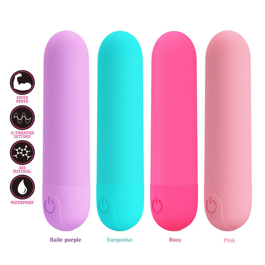 Pretty Love Rechargeable 10 Function Mini Bullet