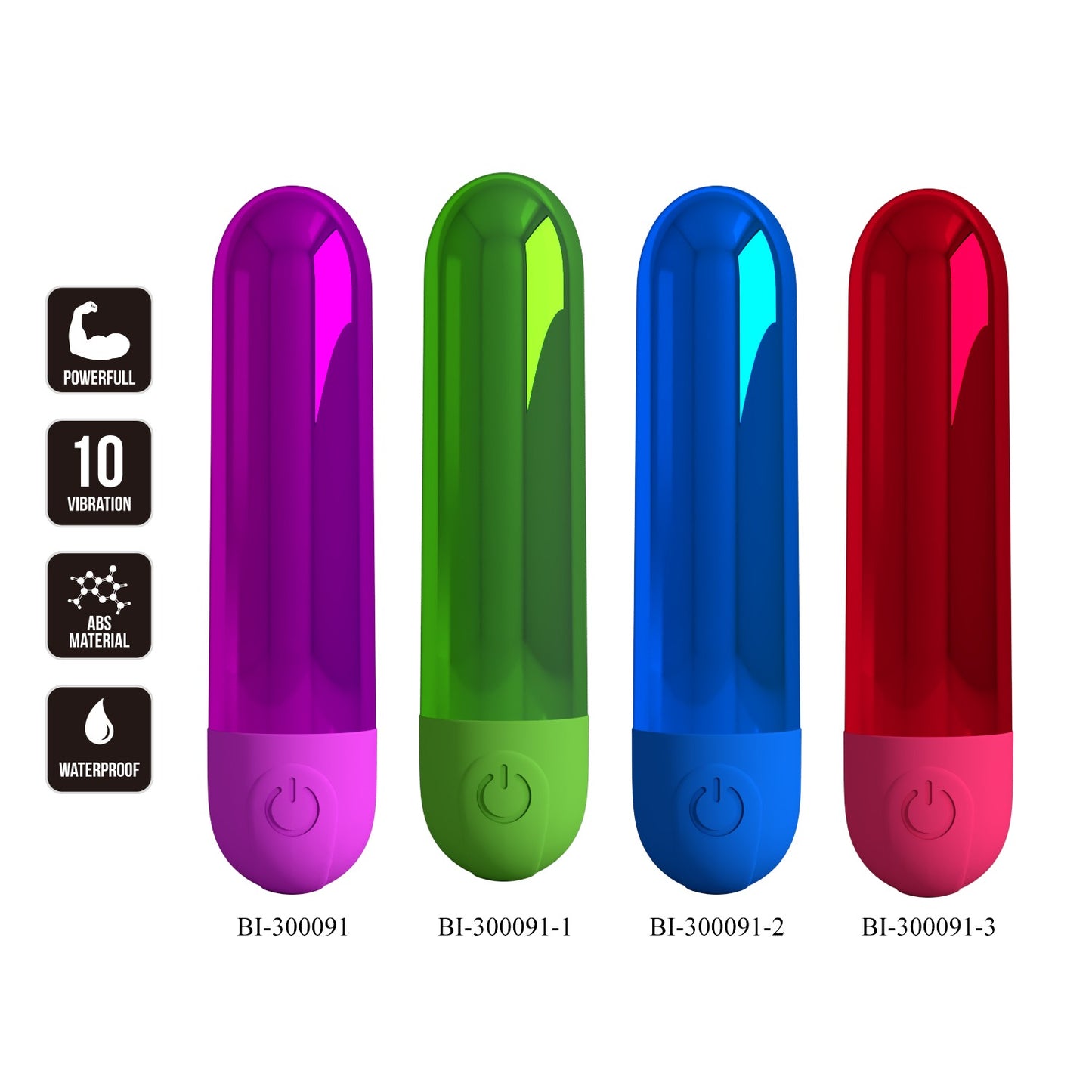 Pretty Love Rechargeable 10 Function Mini Bullet