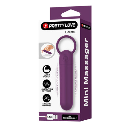 Pretty Love Celista Mini Massager with Handle