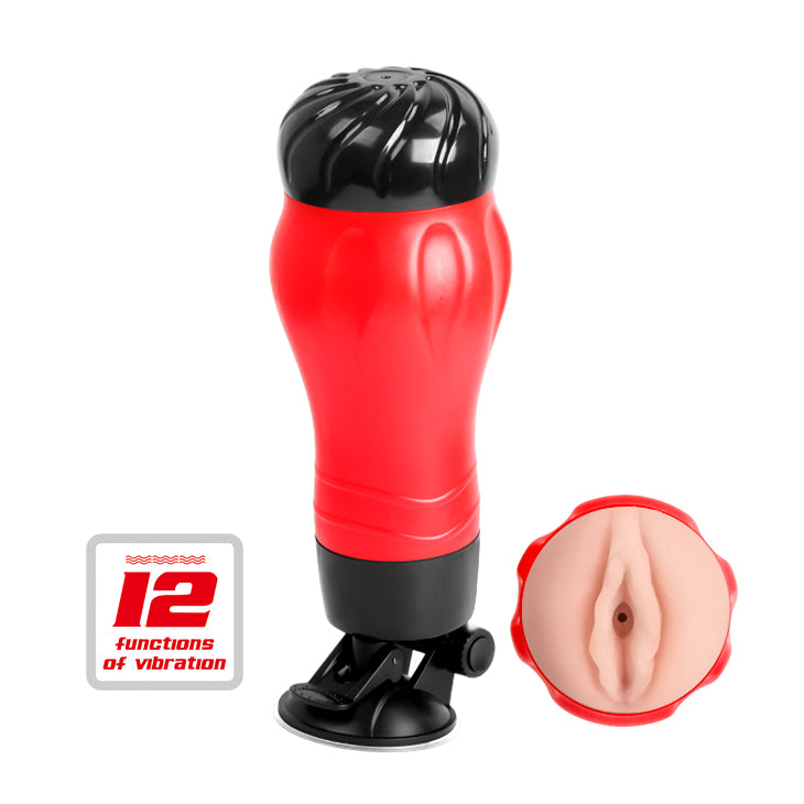 Crazy Bull by Baile Vibrating Masturbator Flora - Light