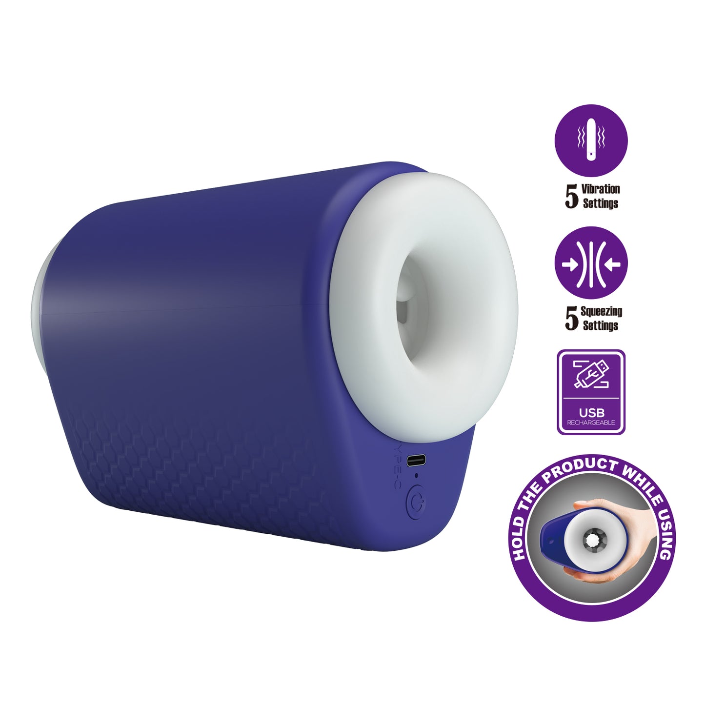 Pretty Love Lynel Vibrating & Squeezing Perfect Stroker