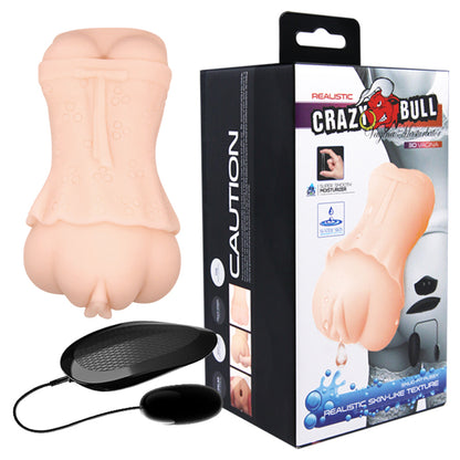 Crazy Bull by Baile Realistic Snug Fit 3D Vagina Vibrating Masturbator