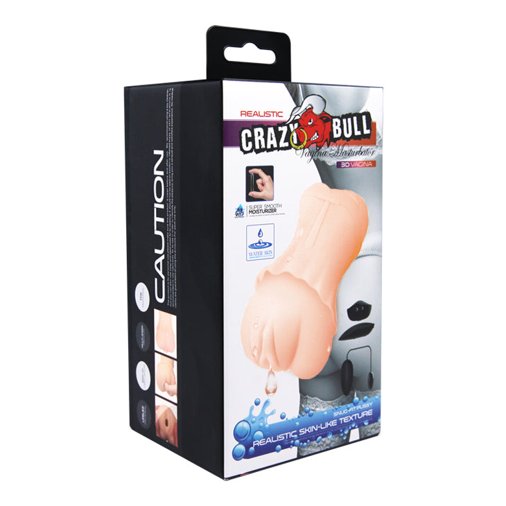 Crazy Bull by Baile Realistic Snug Fit 3D Vagina Vibrating Masturbator