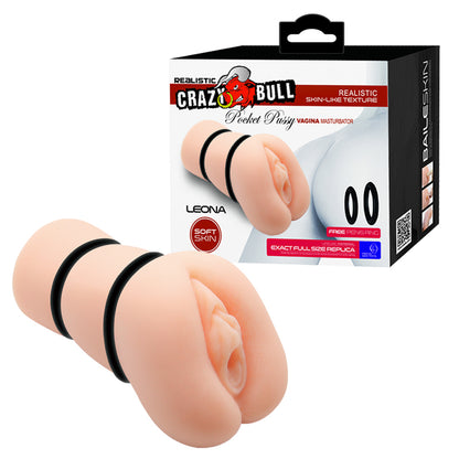 Crazy Bull Leona Realistic Vagina 2-Ring Stoker