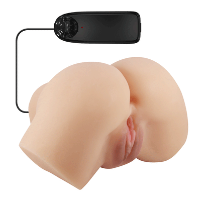 Crazy Bull Hailey Lifelike Double Entry Vibrating Masturbator 1.5kg