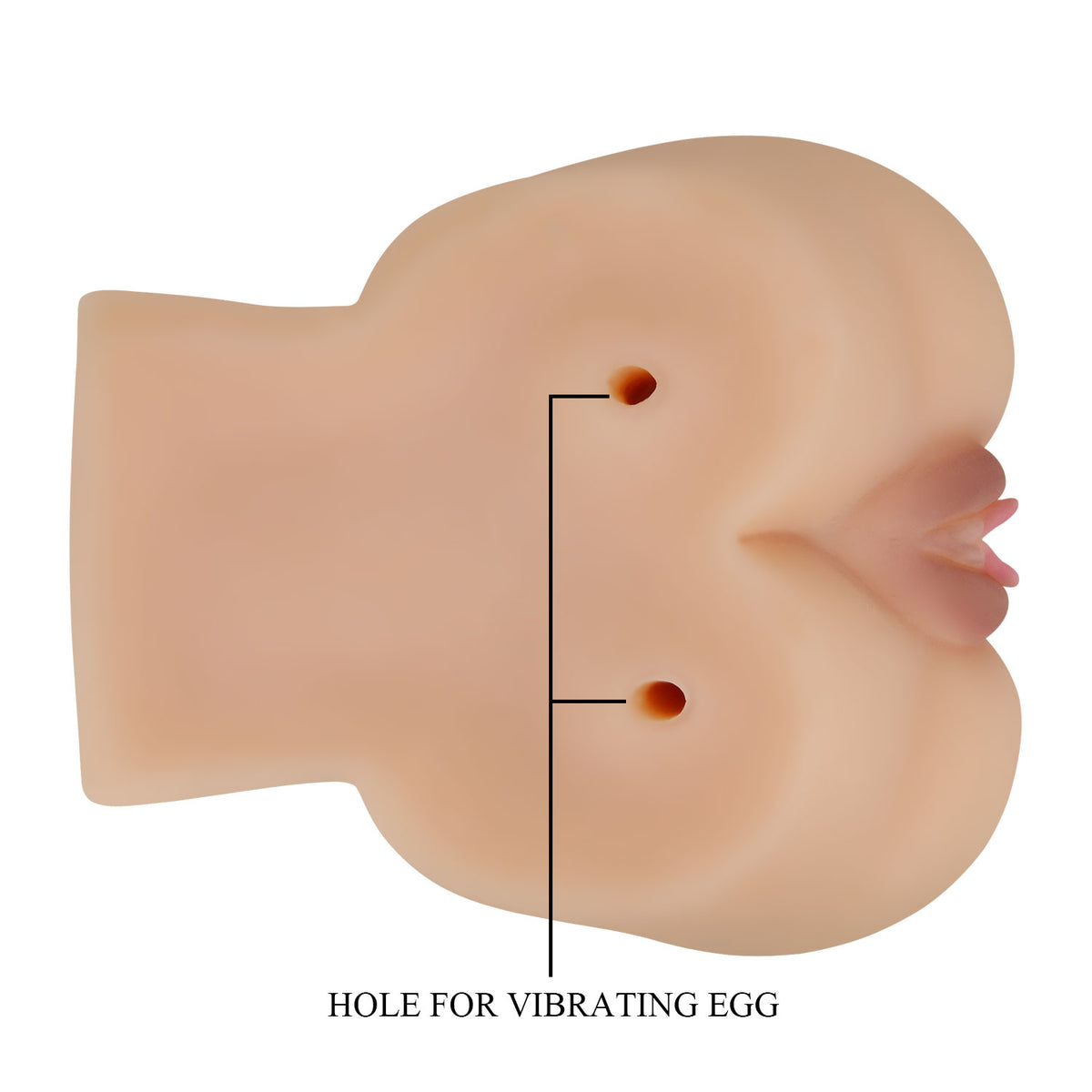 Crazy Bull Kylie Full Size Replica Double Entry Vibrating Masturbator