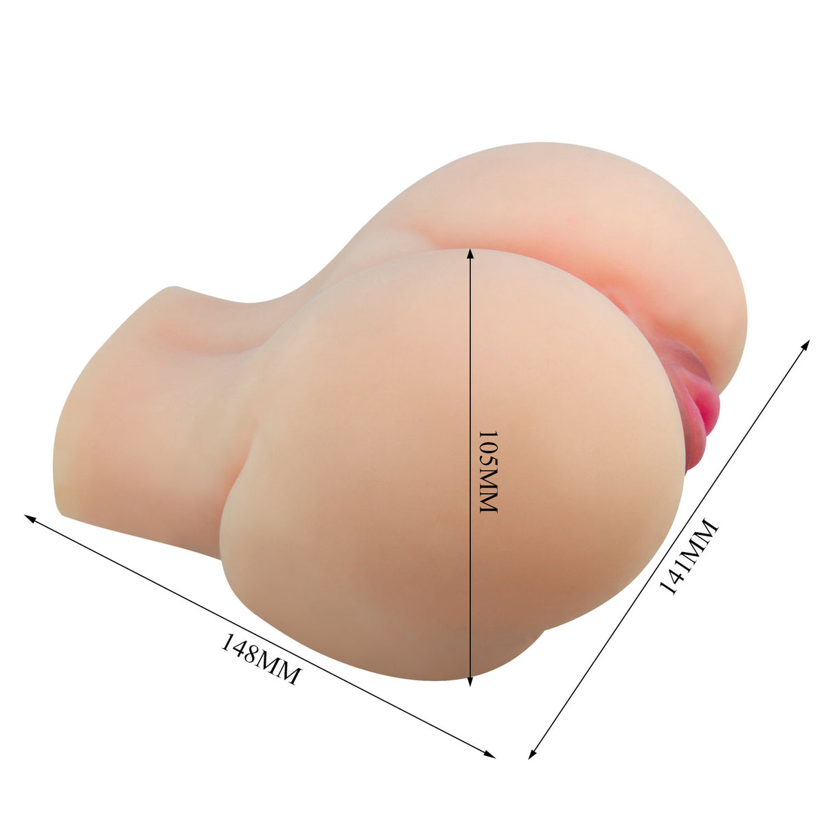 Crazy Bull Kylie Full Size Replica Double Entry Vibrating Masturbator