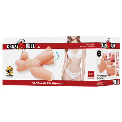 Crazy Bull Lily Realistic Vaginal & Anal Posable Thighs Body Masturbator 4kg