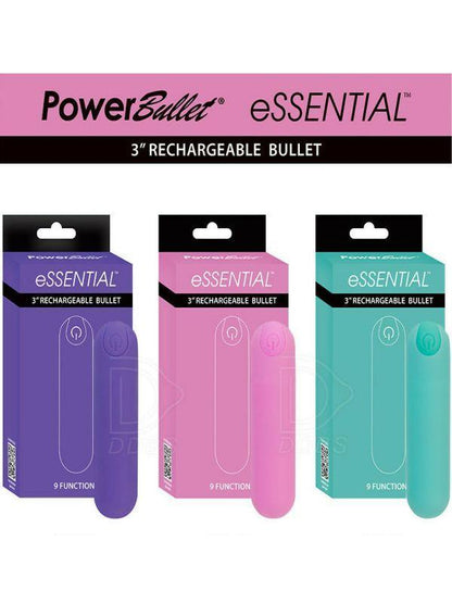 BMS Essential Rechargeable Power Bullet - Teal