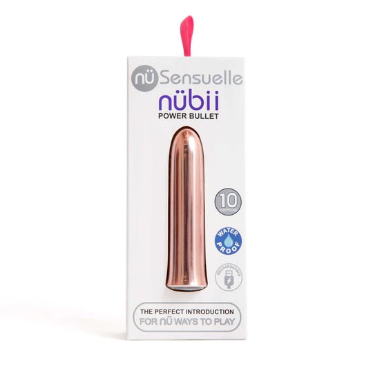 Nu Sensuelle Nubii Rechargeable Power Bullet - Rose Gold