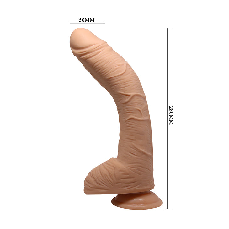 Pretty Love Beautiful Encounter Alex 11" Realistic Dildo with Balls