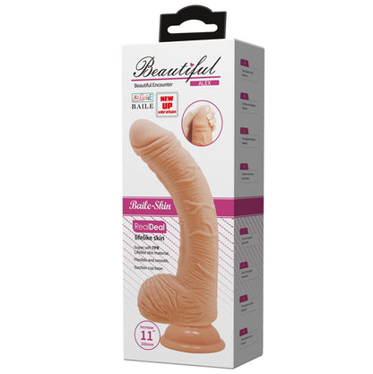 Beautiful Encounter Alex 11" Realistic Curved Vibrating Dildo
