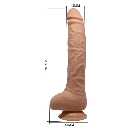 Beautiful Encounter Dick 11" Realistic Dildo with Balls