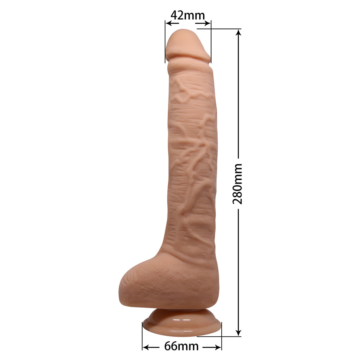 Beautiful Encounter Dick 11" Realistic Vibrating Dildo