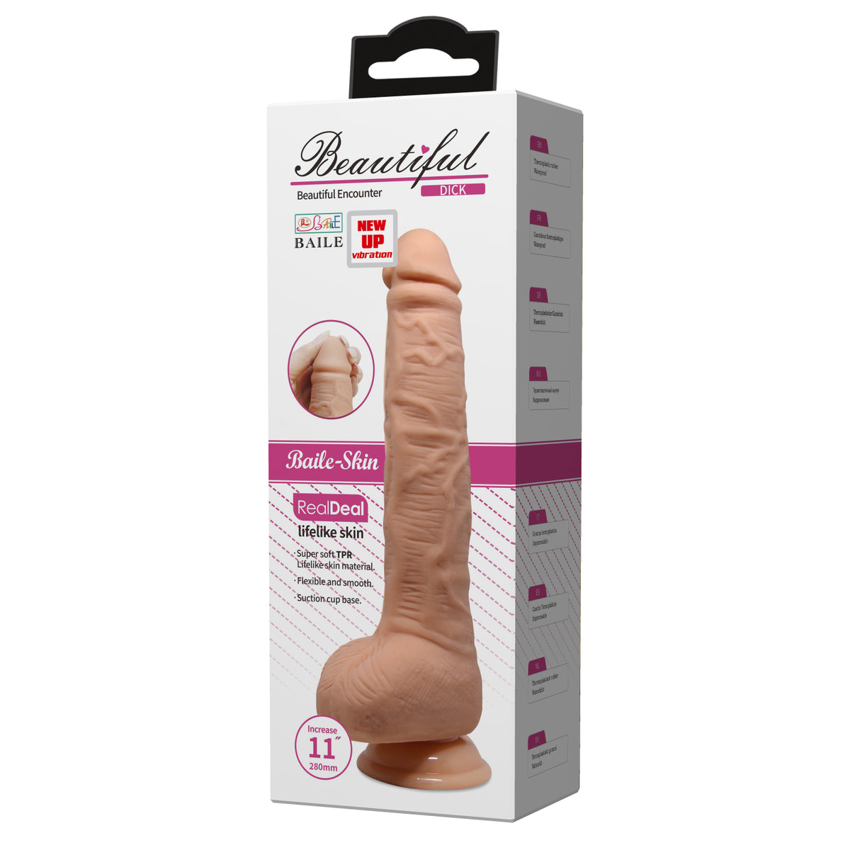 Beautiful Encounter Dick 11" Realistic Vibrating Dildo