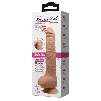 Beautiful Encounter Dick 11" Realistic Vibrating Dildo