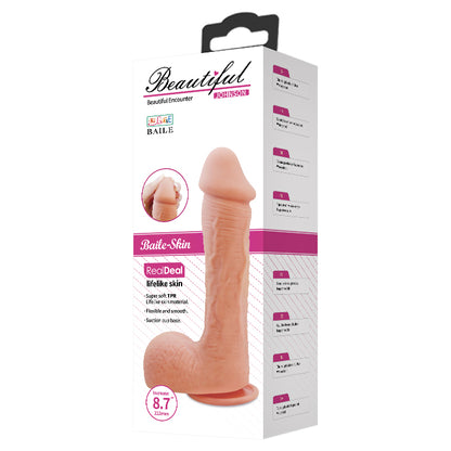Beautiful Encounter Johnson 9.2" Realistic Dildo with Balls
