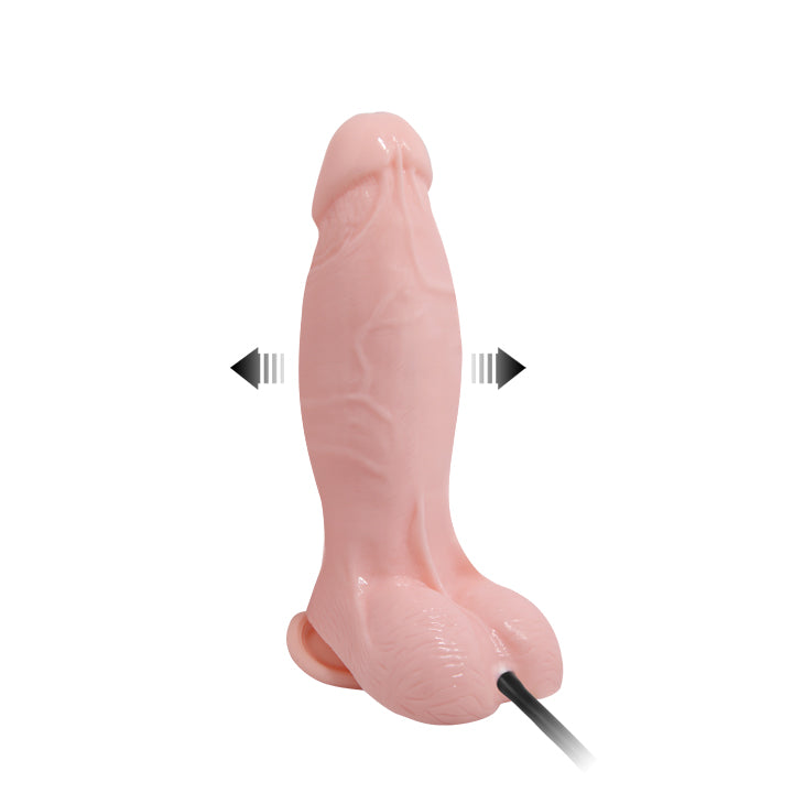 Baile Inflatable Manual Inflation Dildo - Light