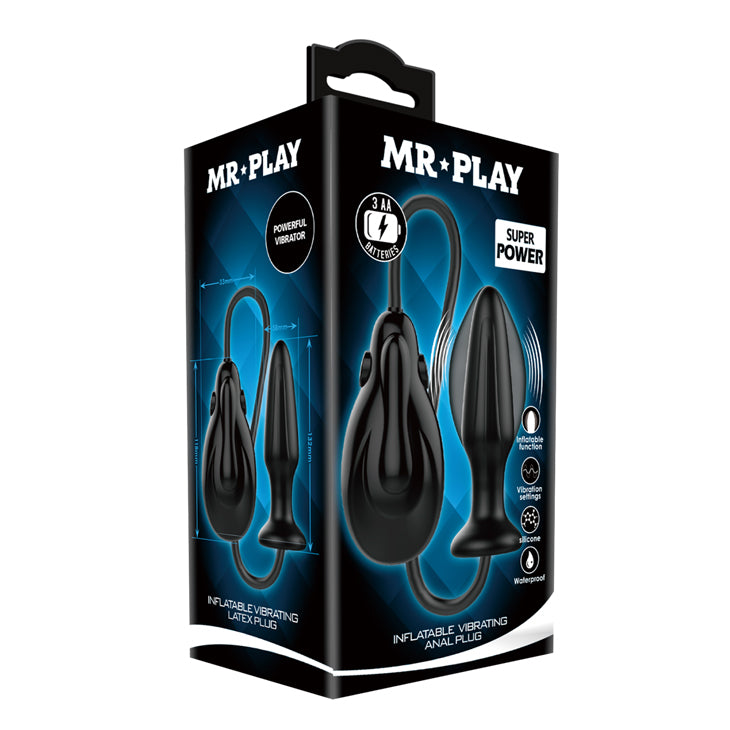 Mr Play by Baile Inflatable Vibrating Anal Plug