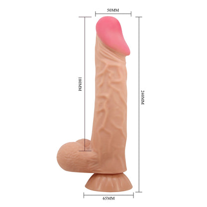 Pretty Love Orton 9.4'' Realistic Dildo with Balls