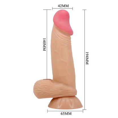Pretty Love Duvall 7.6'' Realistic Dildo with Balls