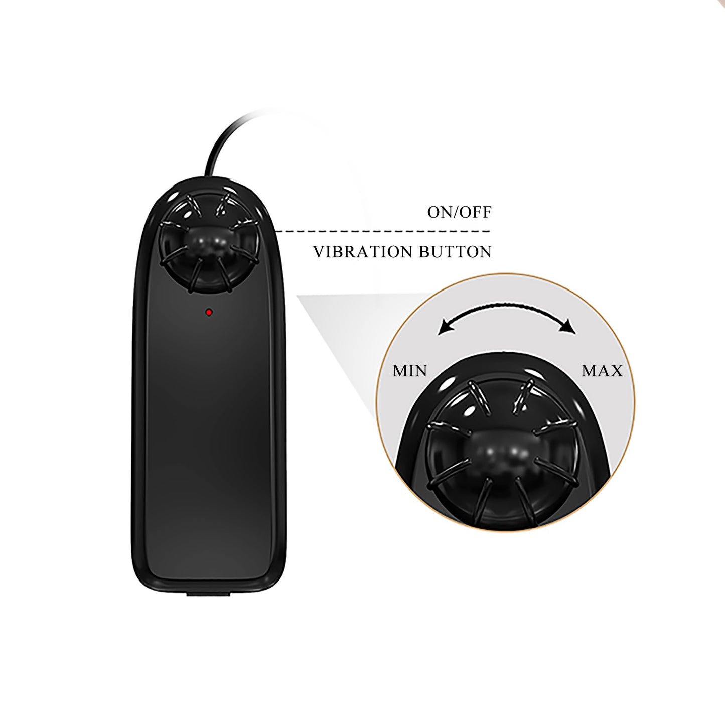 Beautiful Encounter Zebulon 7.6" Realistic Vibrating Dildo