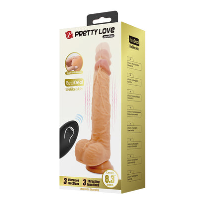 Pretty Love Jonathan 8.3" Thrusting Vibrator with Remote Control