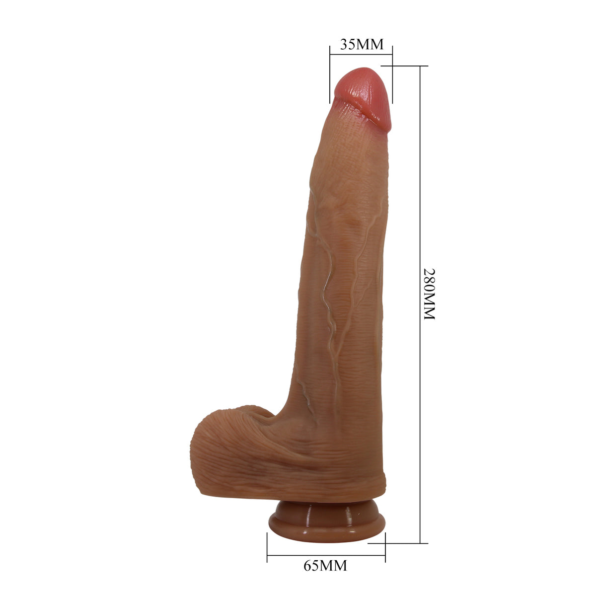 Pretty Love Adley 11" Ultra Realistic Silicone Dildo