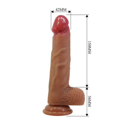 Pretty Love Lisle 8.1" Super Soft Liquid Silicone Dildo