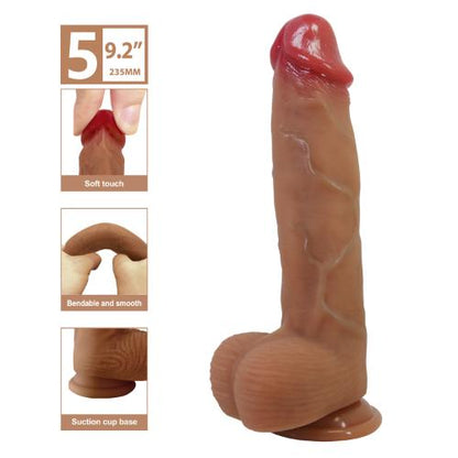 Pretty Love Orton 9.2" Super Soft Liquid Silicone Dildo