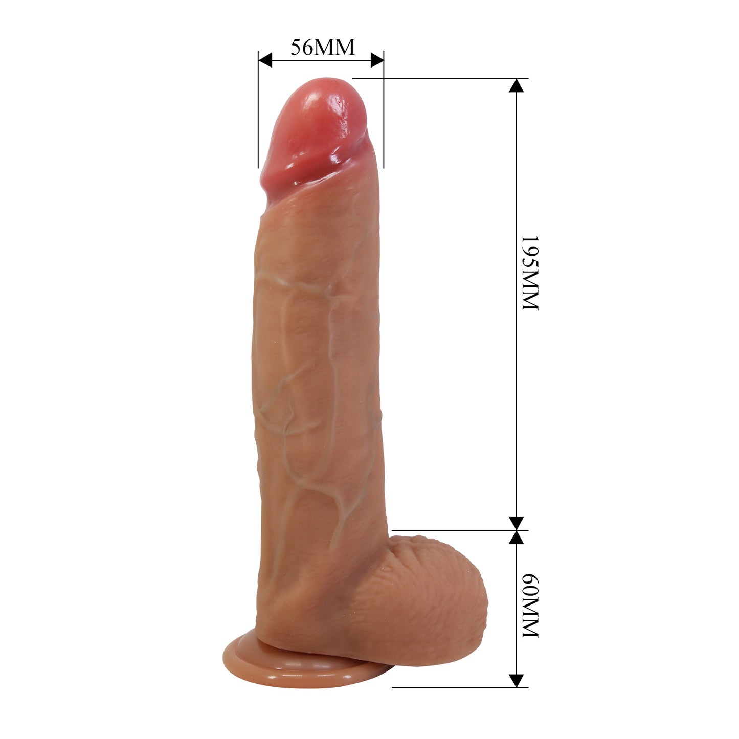 Pretty Love Mendel 10" Super Soft Liquid Silicone Dildo