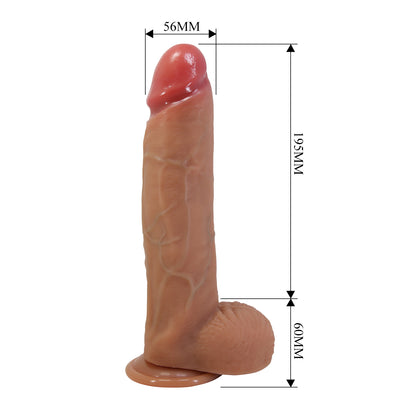 Pretty Love Mendel 10" Super Soft Liquid Silicone Dildo