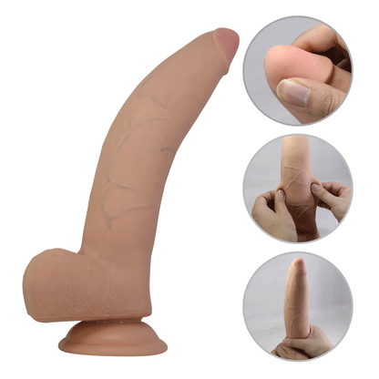 Pretty Love Xander 7.9" Soft Touch Sliding Skin Dildo