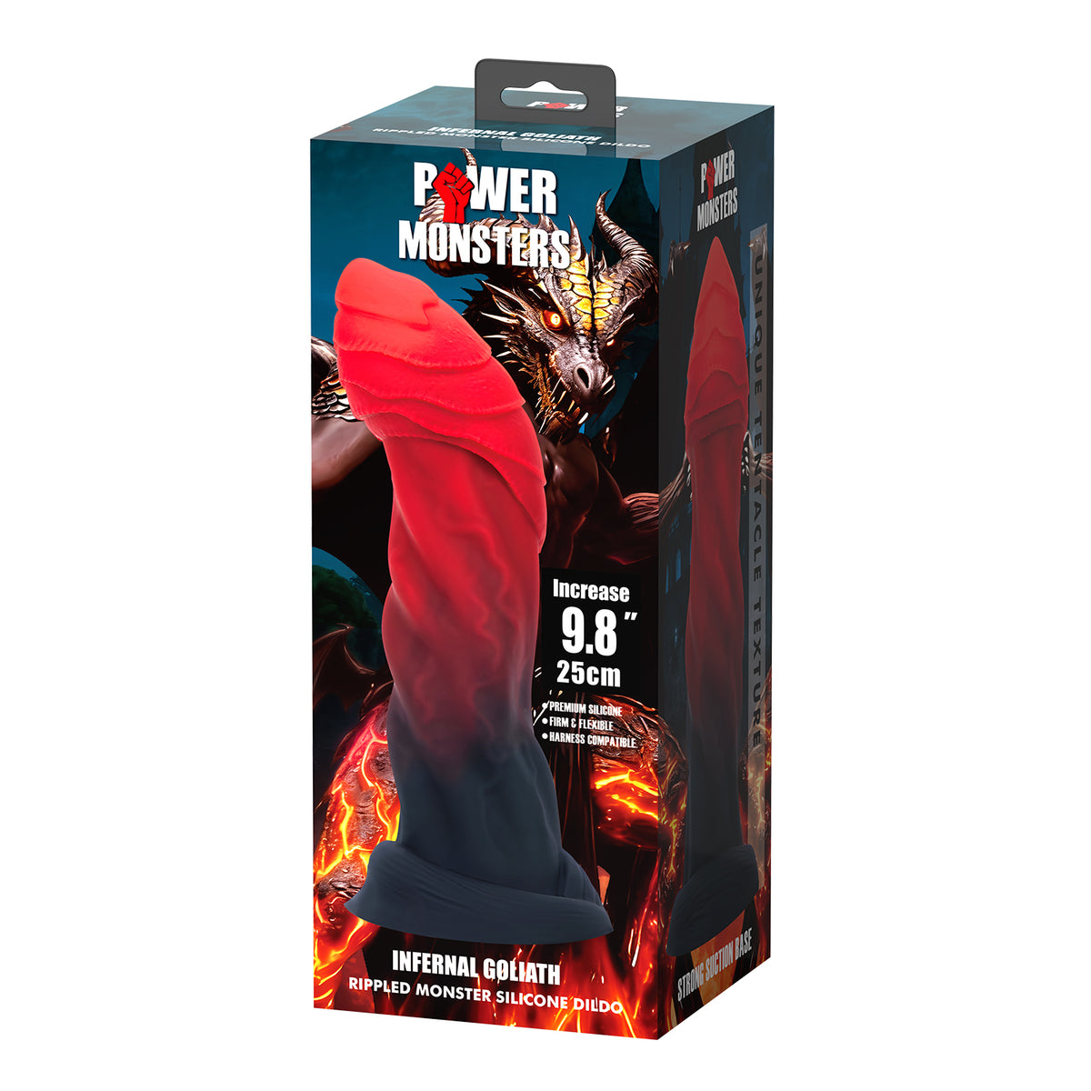 Pretty Love Power Monsters Infernal Goliath 9.8" Monster Dildo