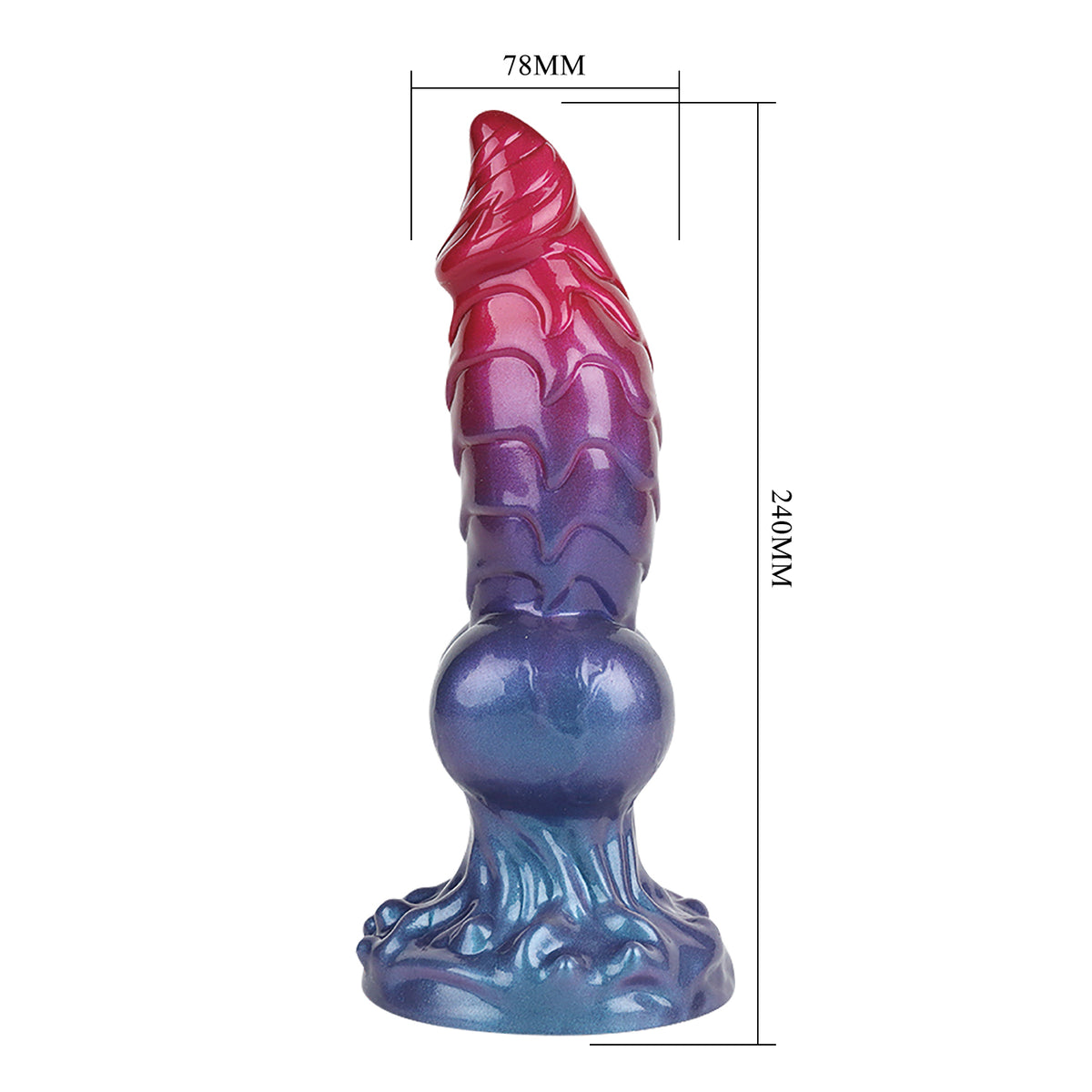 Pretty Love Power Monsters Eldritch Sentinel 9.4" Rippled Monster Dildo