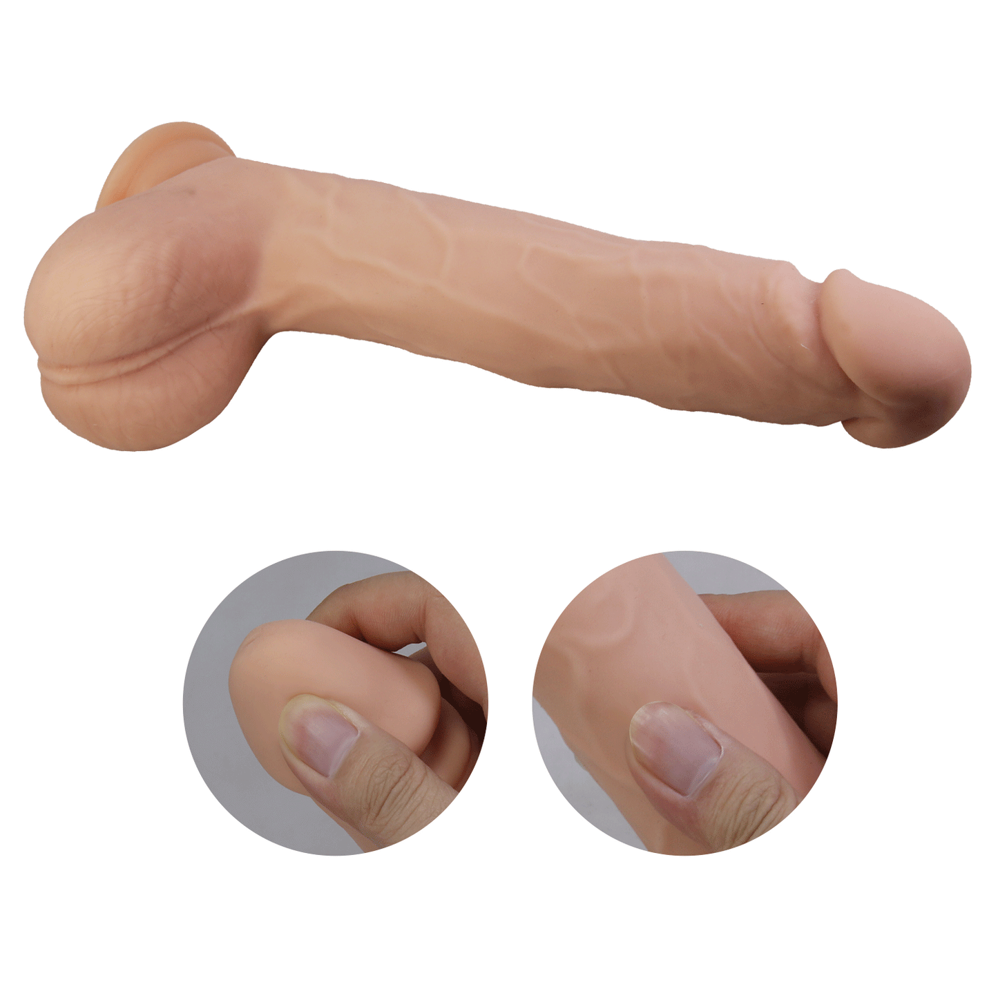 Pretty Love Nolan Thrusting & Rotating 9.7" Dildo with Remote Control