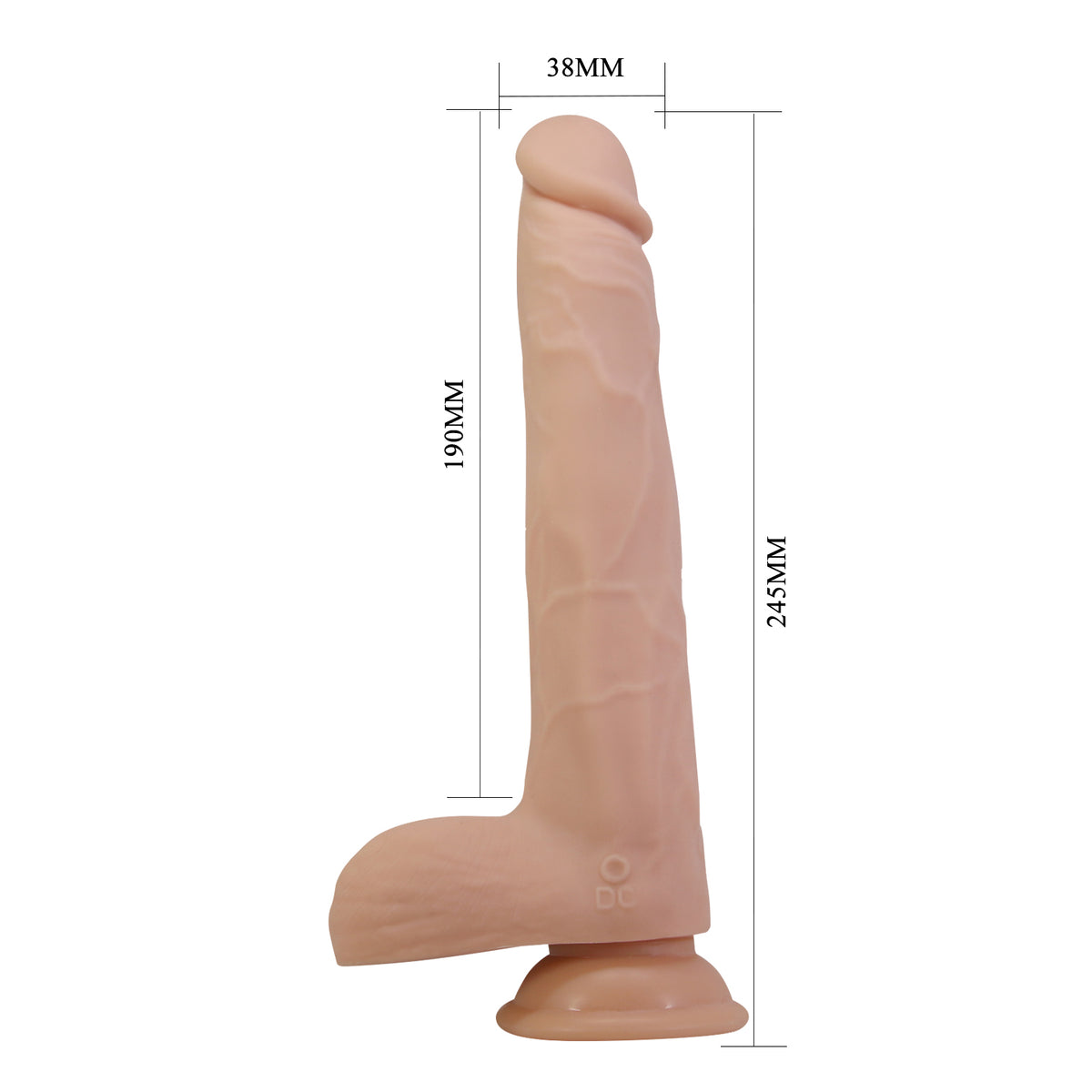 Pretty Love Nolan Thrusting & Rotating 9.7" Dildo with Remote Control
