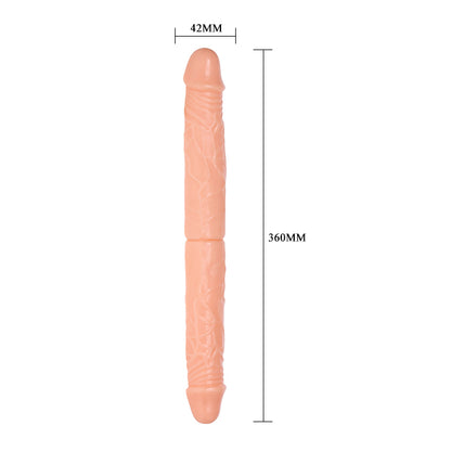 Baile Double Dones 14'' Double Ended Dildo - Light