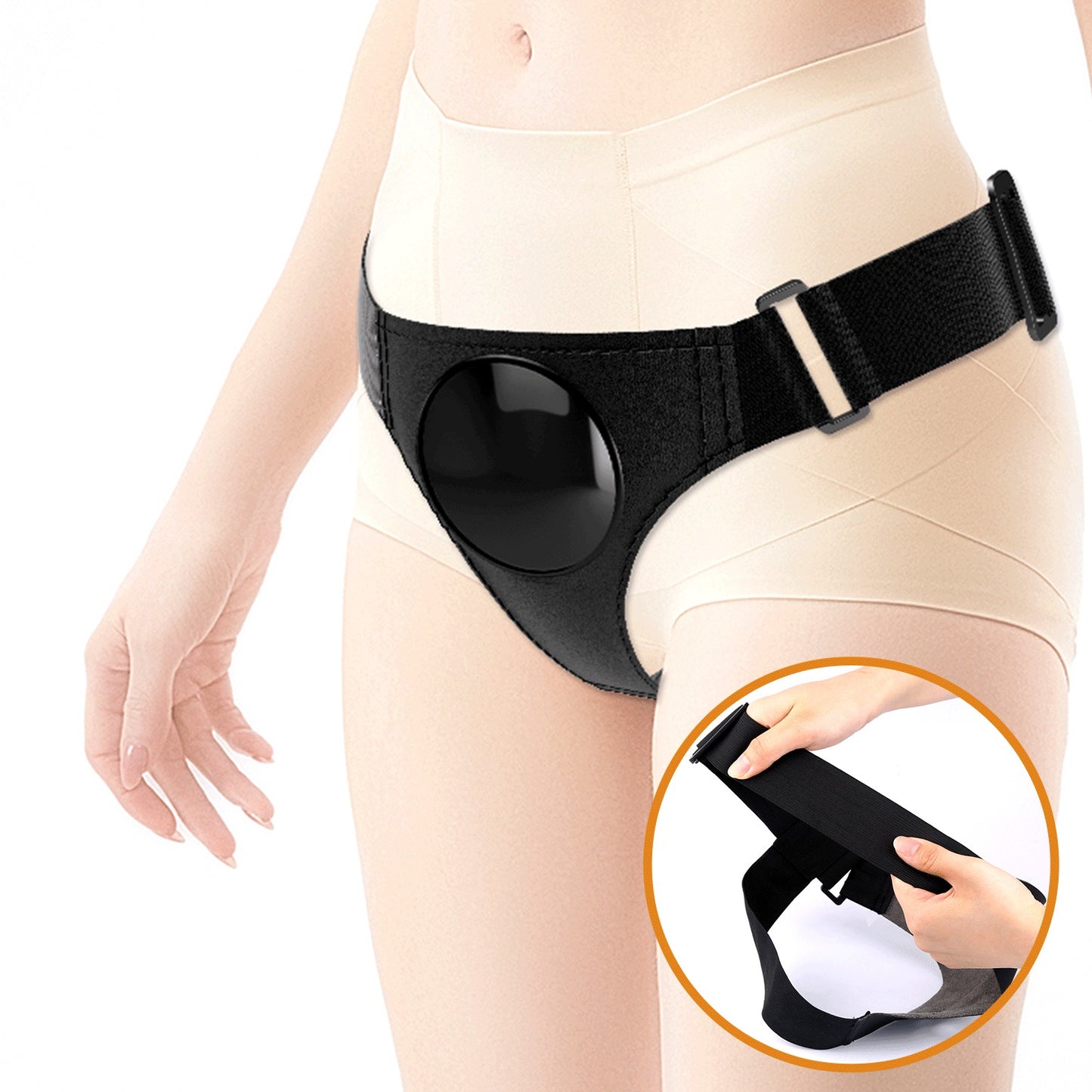 Pretty Love Jerry Universal Strap-On Harness with 7.6'' Dildo