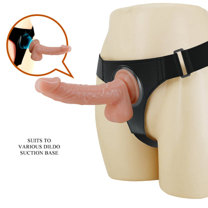 Pretty Love Kevin Universal Strap-on Harness with 7.2" Dildo