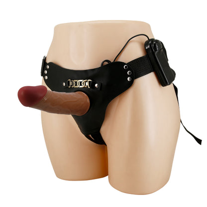 Pretty Love Starks 6.9" Vibrating Strap On Harness Briefs