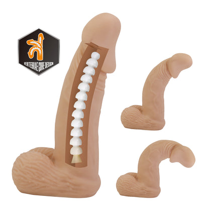 Pretty Love Zane Strap-On Harness 6.69" Sliding Skin Dildo