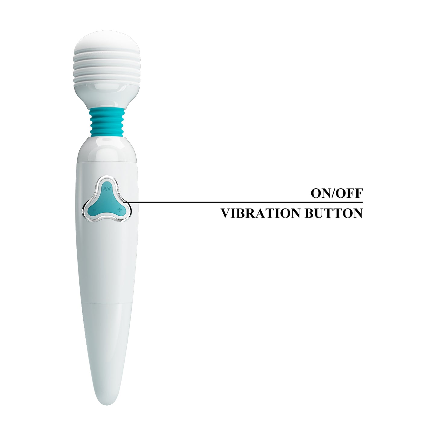 Pretty Love Cloud Silicone Rechargeable Wand Massager