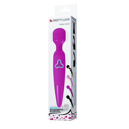 Pretty Love by Baile Rechargeable Body Wand Massager - Purple