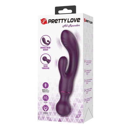 Pretty Love All Rounder Double Head Rabbit Vibrator & Wand