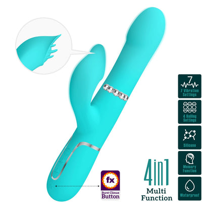 Pretty Love Twinkled Tenderness Rolling Rabbit Vibrator - Falin
