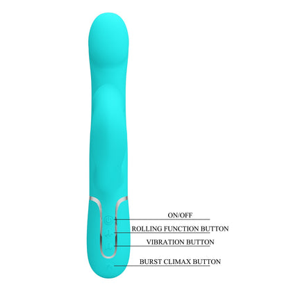 Pretty Love Twinkled Tenderness Rolling Rabbit Vibrator - Falin